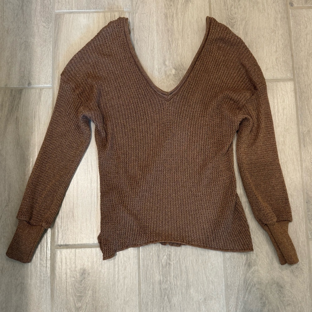 Zara Bronze Knit Sweater